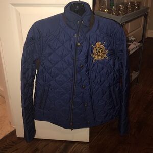 Ralph Lauren Blue Quilted Puffer Jacket